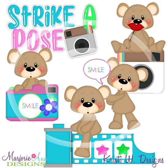 Franklin-Strike A Pose SVG Cutting Files + Clipart - Click Image to Close